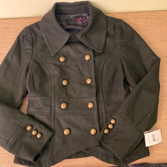 Veste Militaire Sashimi Marron – Boutons Laiton, Taille M, Occasion Bon état